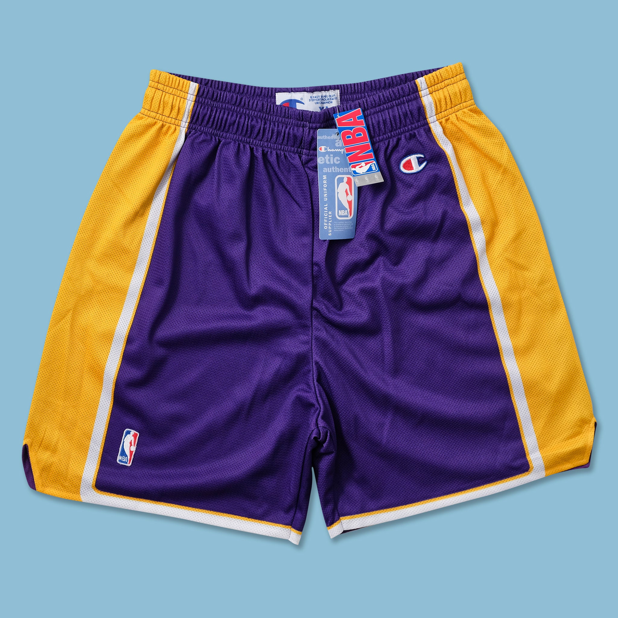 image of Vintage Champion Los Angeles Lakers Shorts