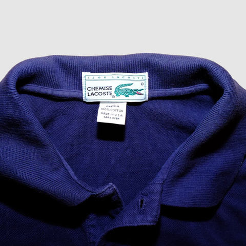 Izod Lacoste Polo Shirt Tag bei Double Double Vintage