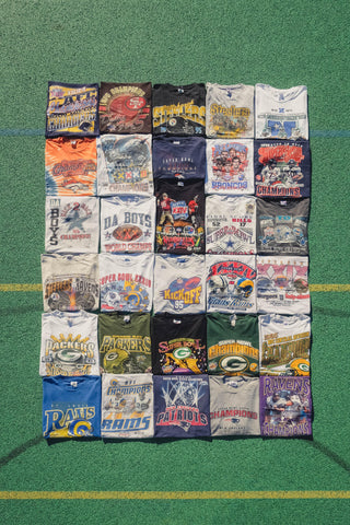Vintage Super Bowl T Shirts from Packers, 49ers, Patriots, Bengals kaufen bei Double Double Vintage 