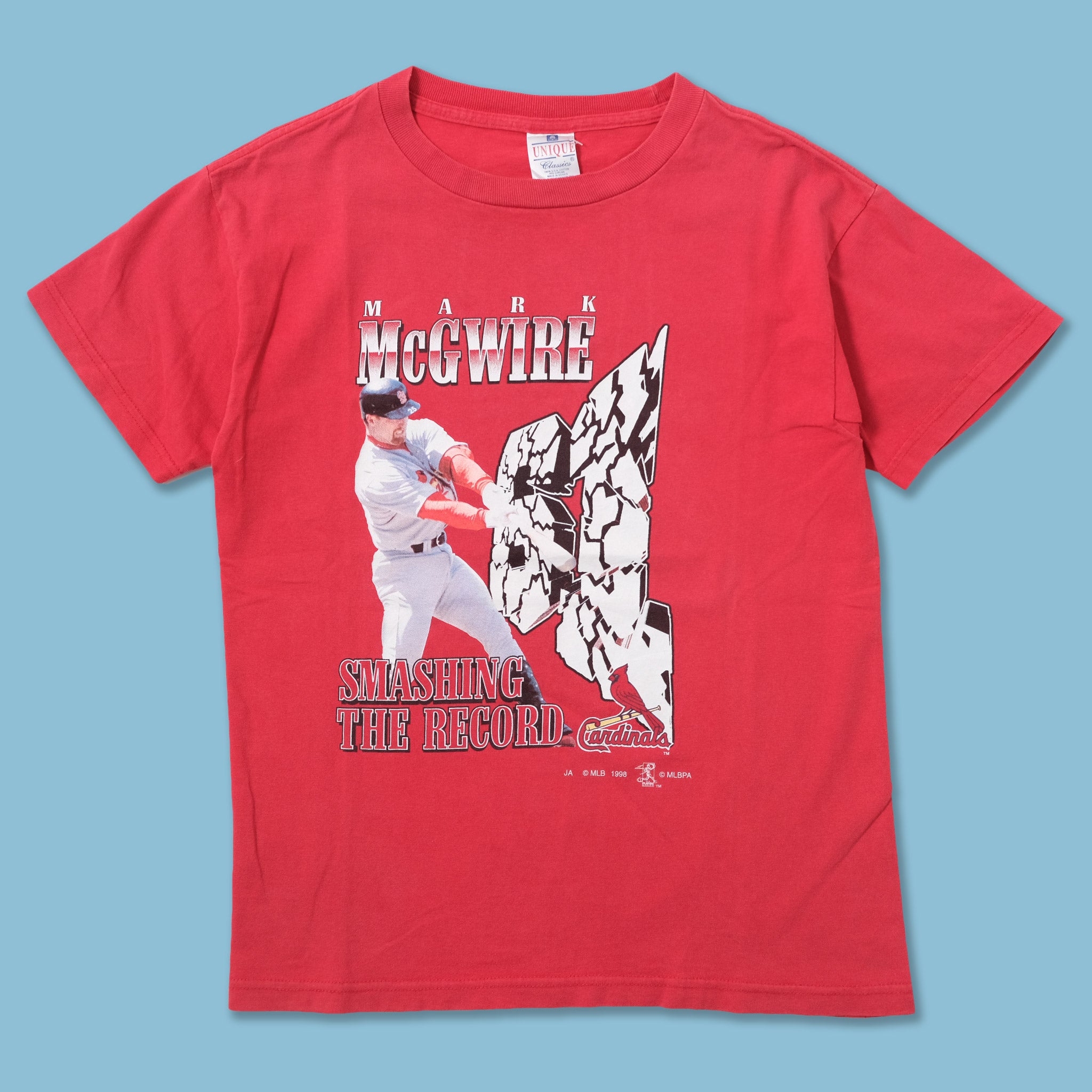 image of 1998 Women’s Mark McGwire T-Shirt Small