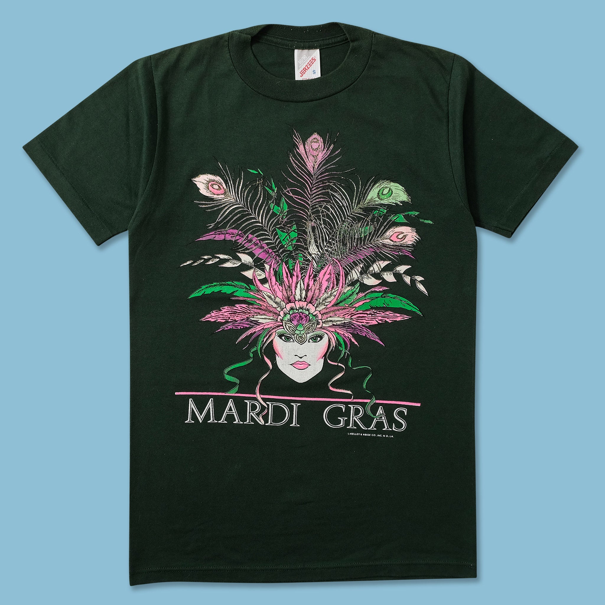 image of Vintage Women's Mardi Gras T-Shirt Small