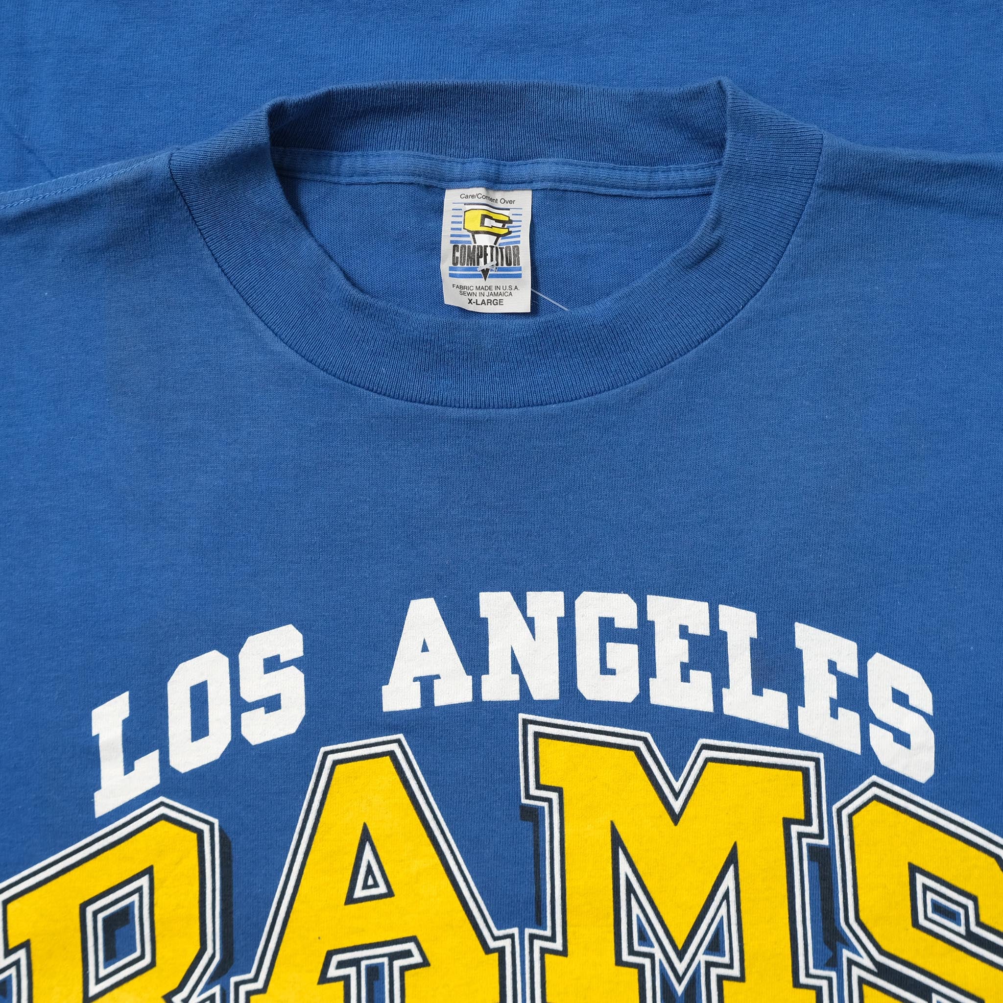 Vintage '99 #13 KURT WARNER Los Angeles Rams NFL T-Shirt L (Deadstock)