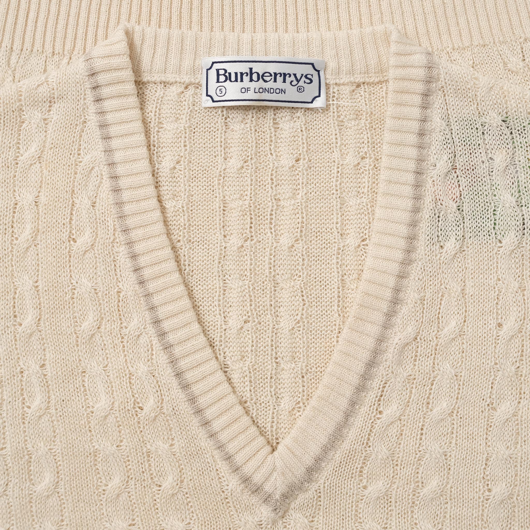 Vintage Burberry Knit Vest Medium | Double Double Vintage
