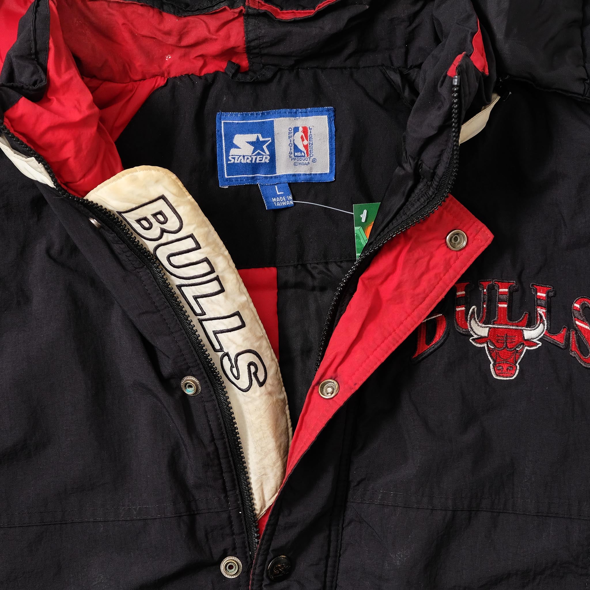 Vintage Starter Chicago Bulls Anorak Large | Double Double Vintage