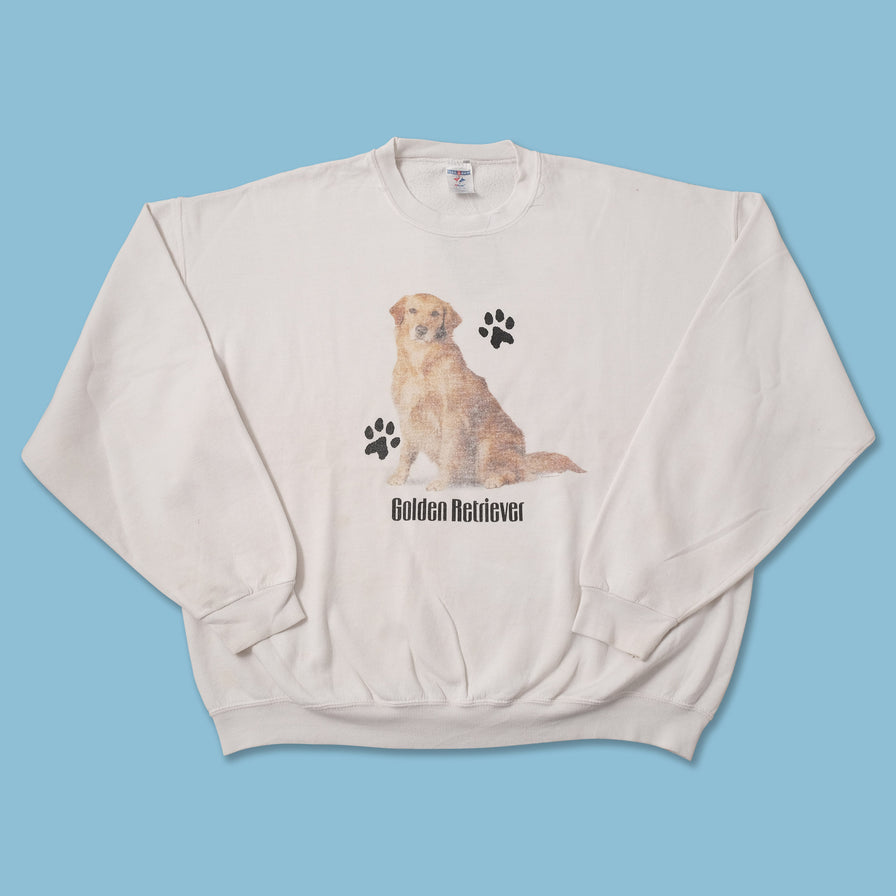 Vintage Golden Retriever Sweater XLarge | Double Double Vintage