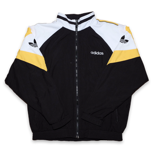 adidas yellow black jacket