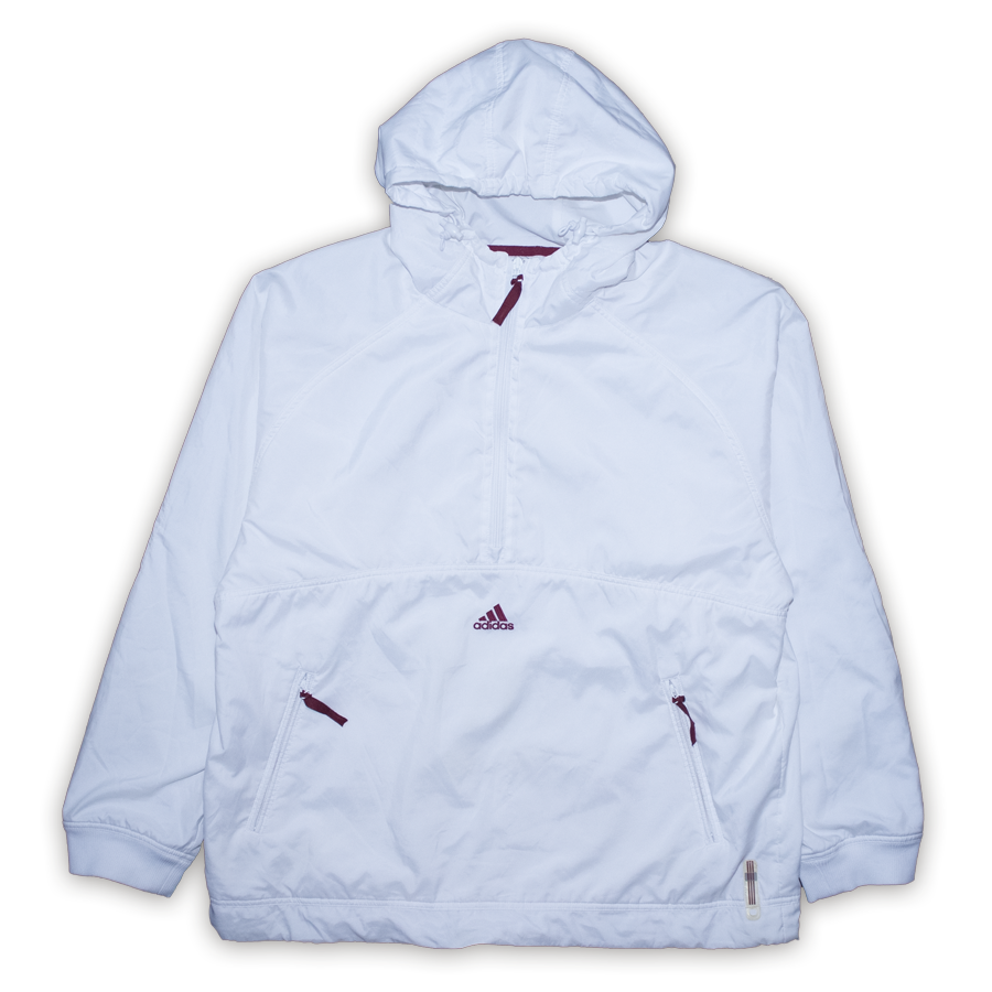 adidas half zip windbreaker