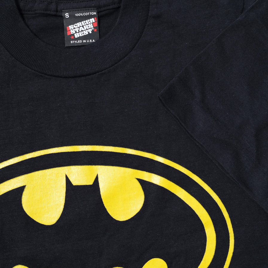 Vintage Deadstock 1989 Batman Logo T-Shirt Small | Double Double Vintage