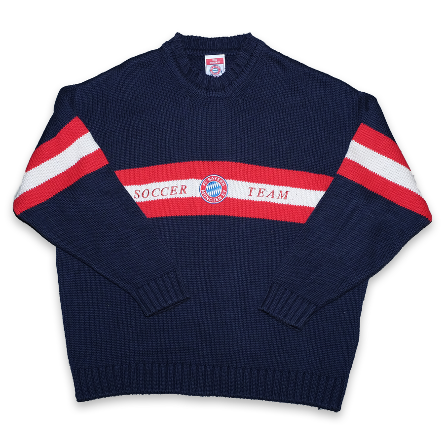 Vintage FC Bayern Knit Sweater XLarge – Double Double Vintage