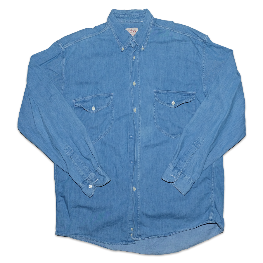 boss denim shirt