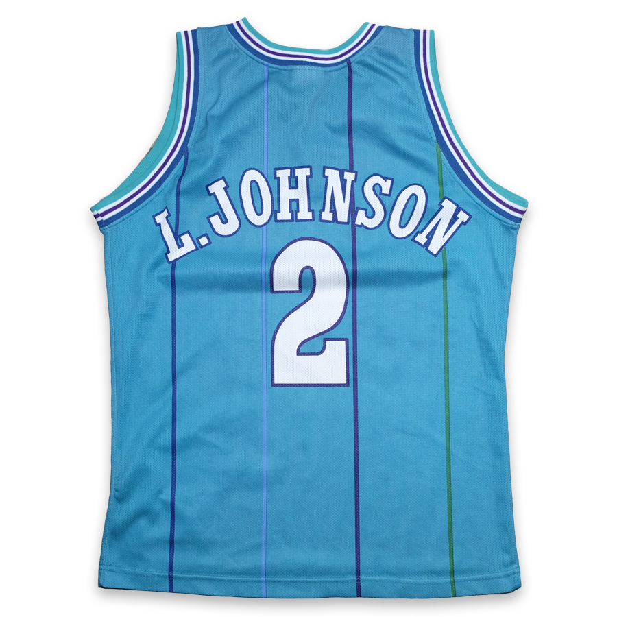 larry johnson hornets jersey