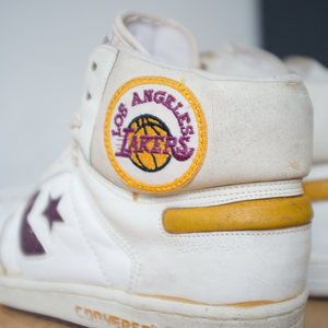 lakers converse shoes