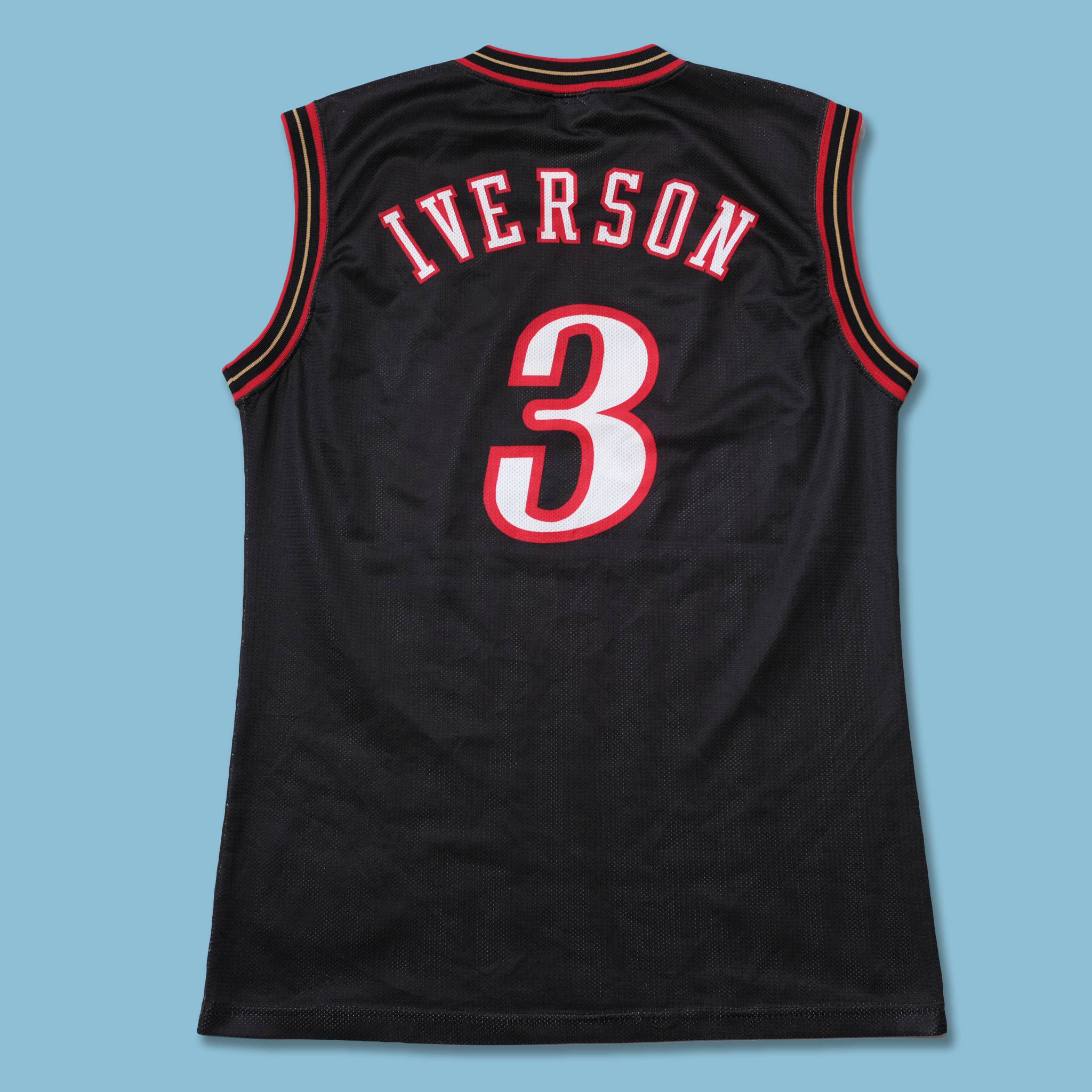 men Allen Iverson Nats Jersey, Stitched #3 Allen Iverson Syracuse Nats  Throwback Retro Hardwood Classics Red Jersey - AliExpress