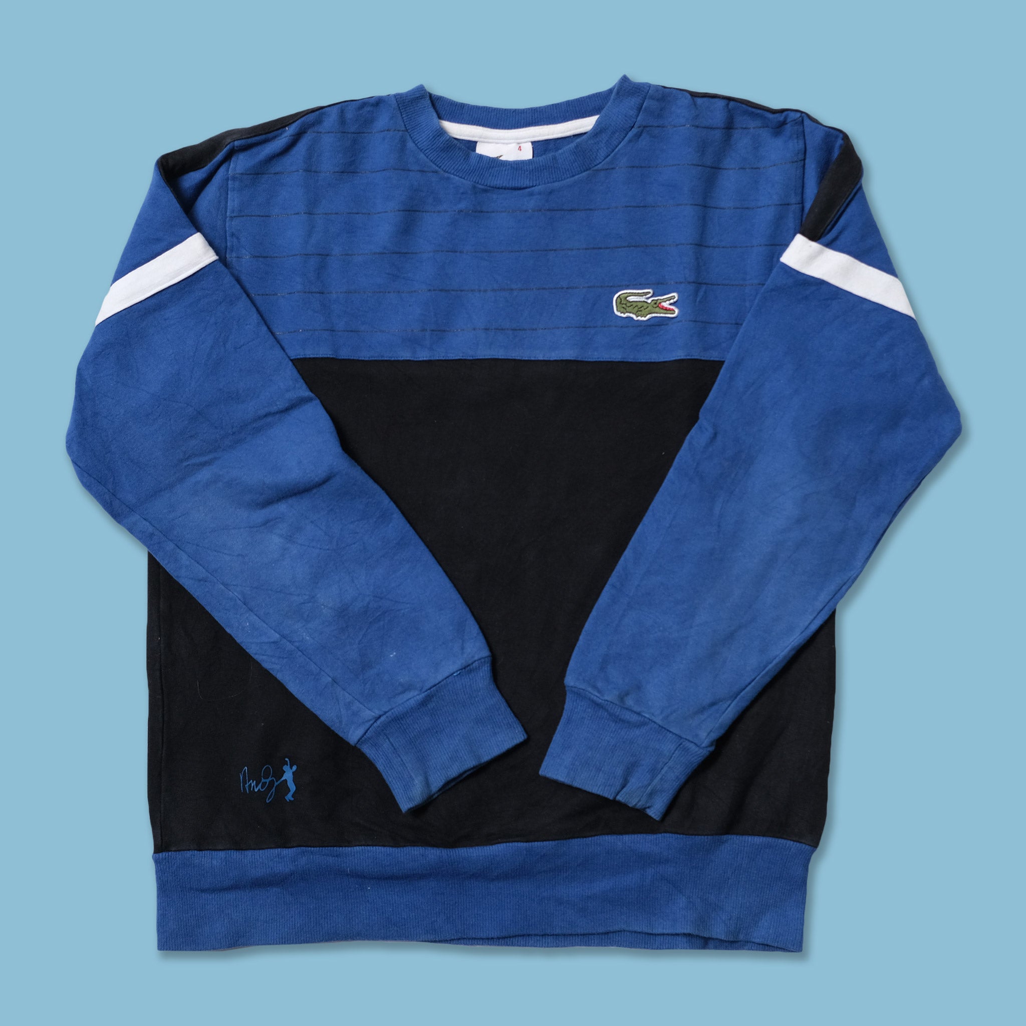 Vintage Lacoste Sport Sweater Kids Medium | Double Double Vintage