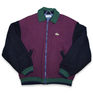lacoste vintage bomber jacket