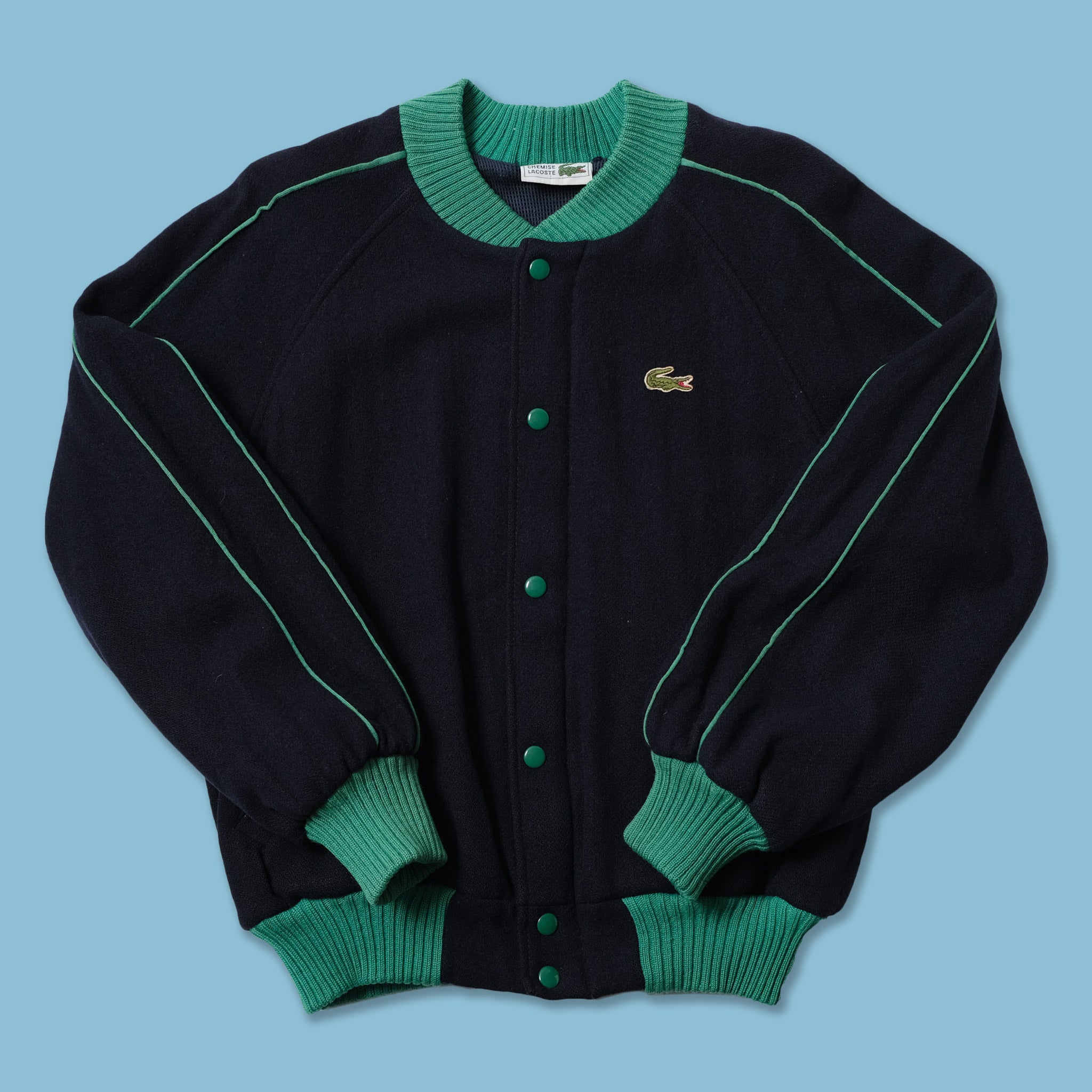 lacoste wool bomber jacket