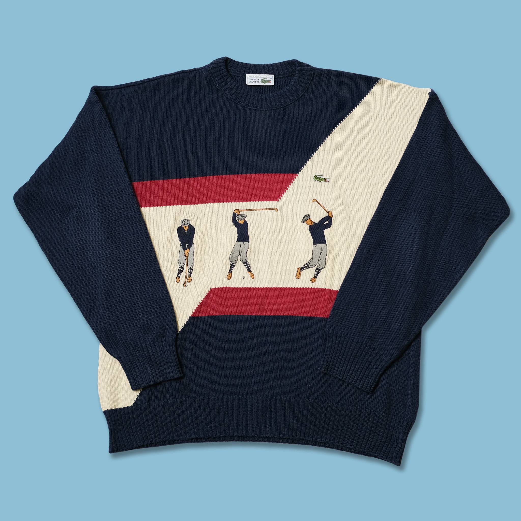 lacoste sweater vintage