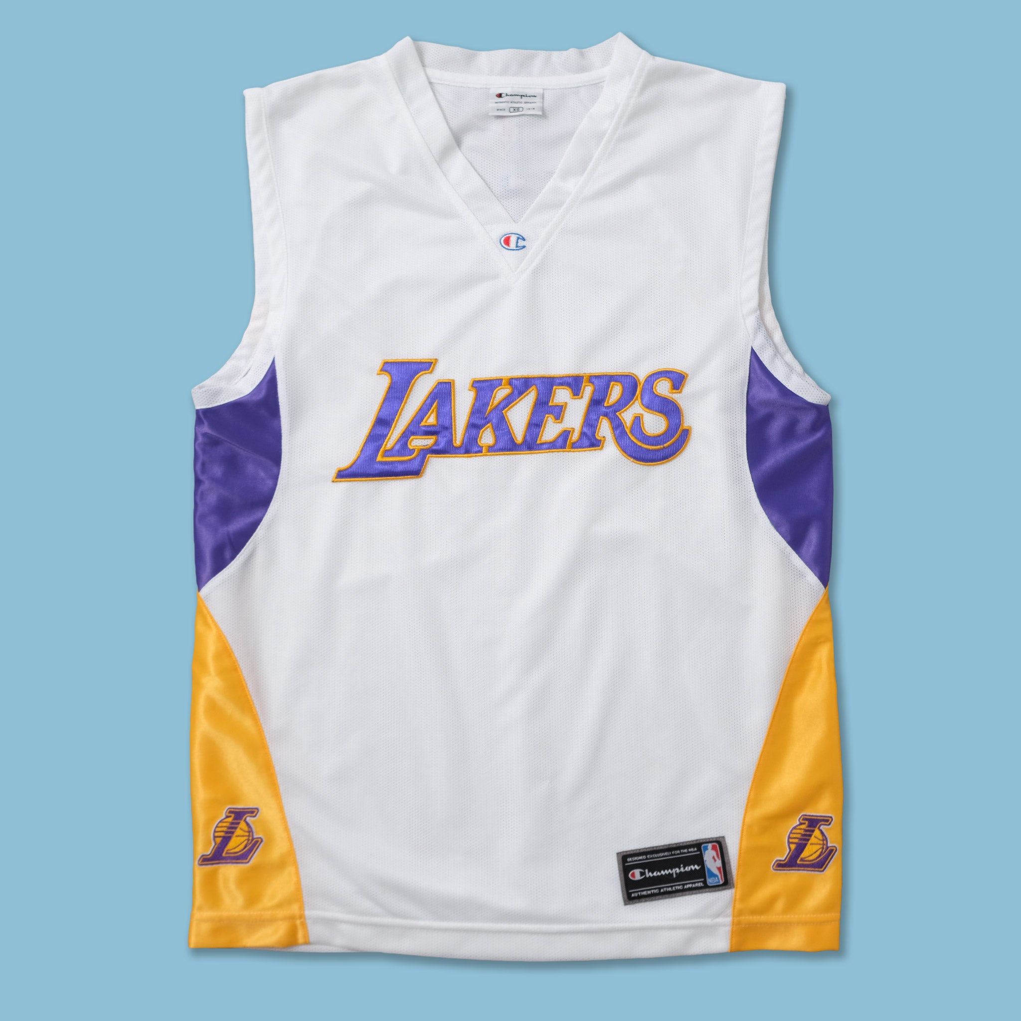 Mitchell & Ness Men's Gold Los Angeles Lakers 2002 NBA Finals