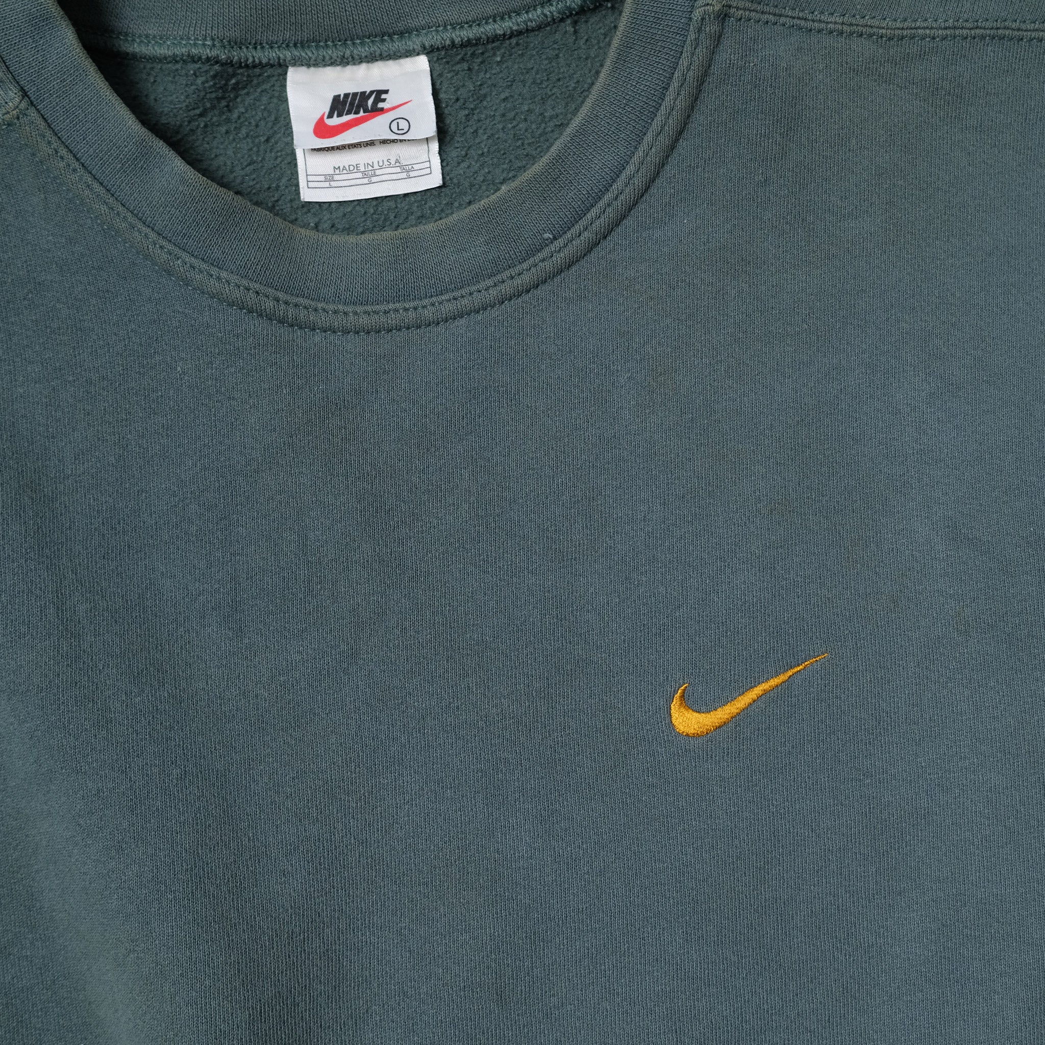 vintage nike sweatshirt green