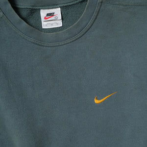 nike yellow swoosh sweatshirt