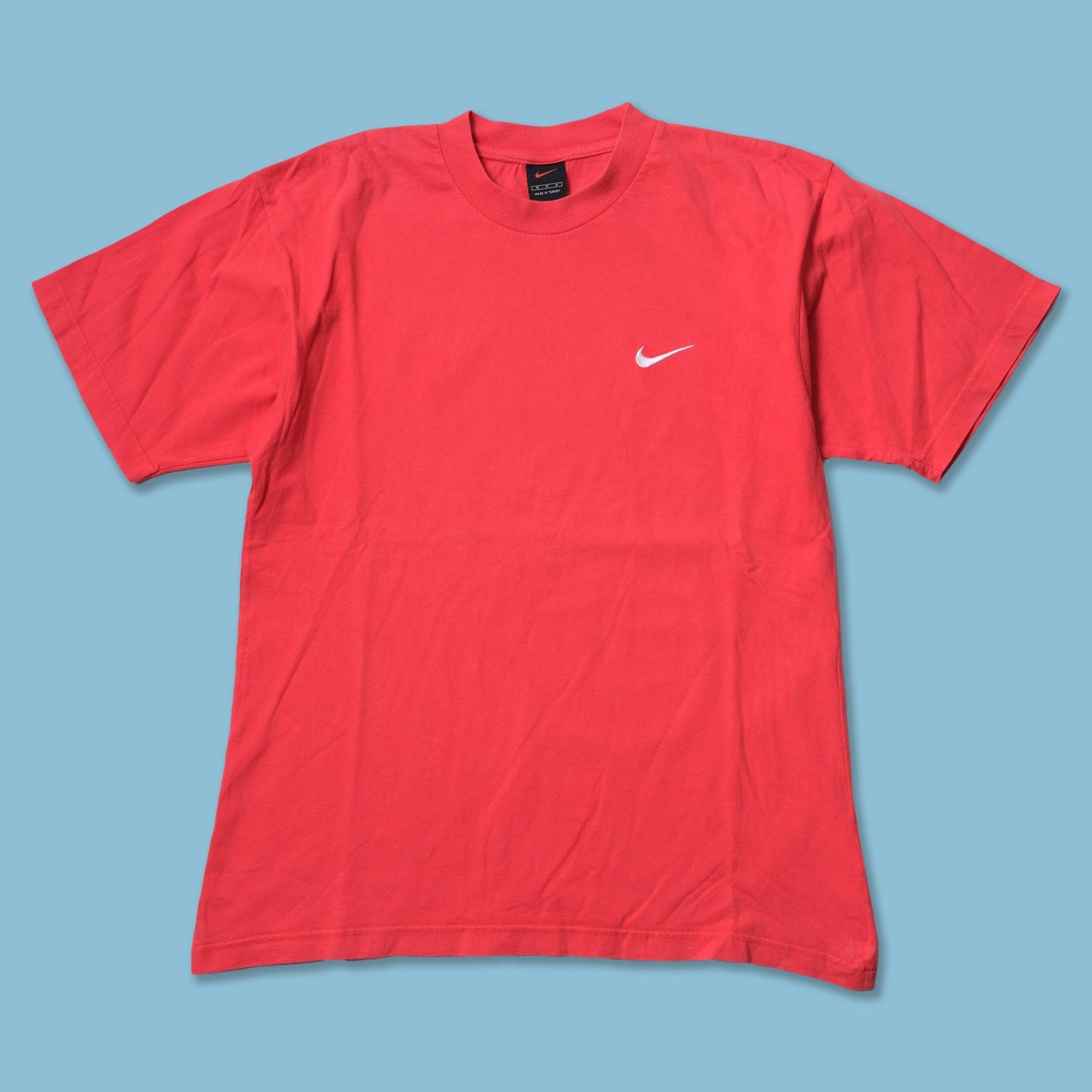 nike swoosh t shirt red