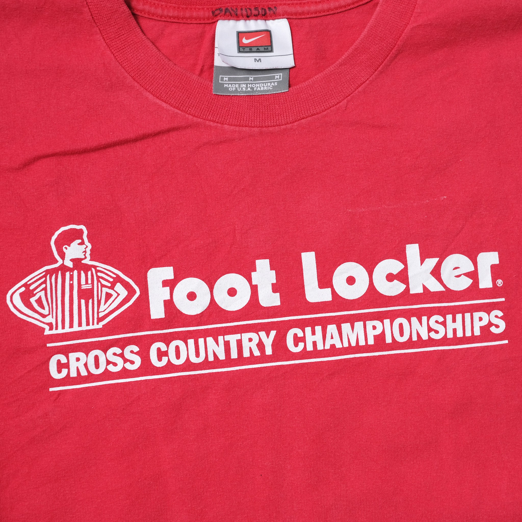 red champion shirt foot locker