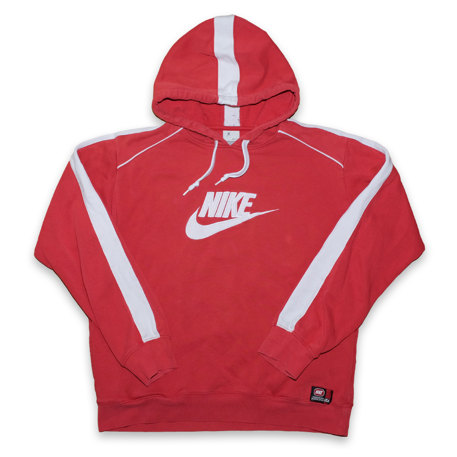 red nike hoodie medium