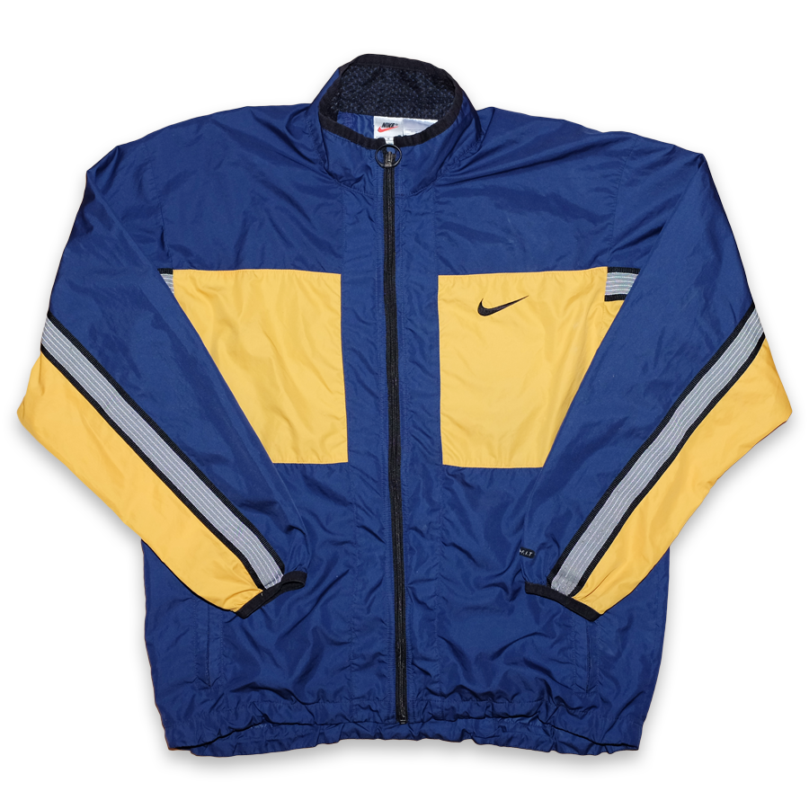 vintage nike windbreaker blue