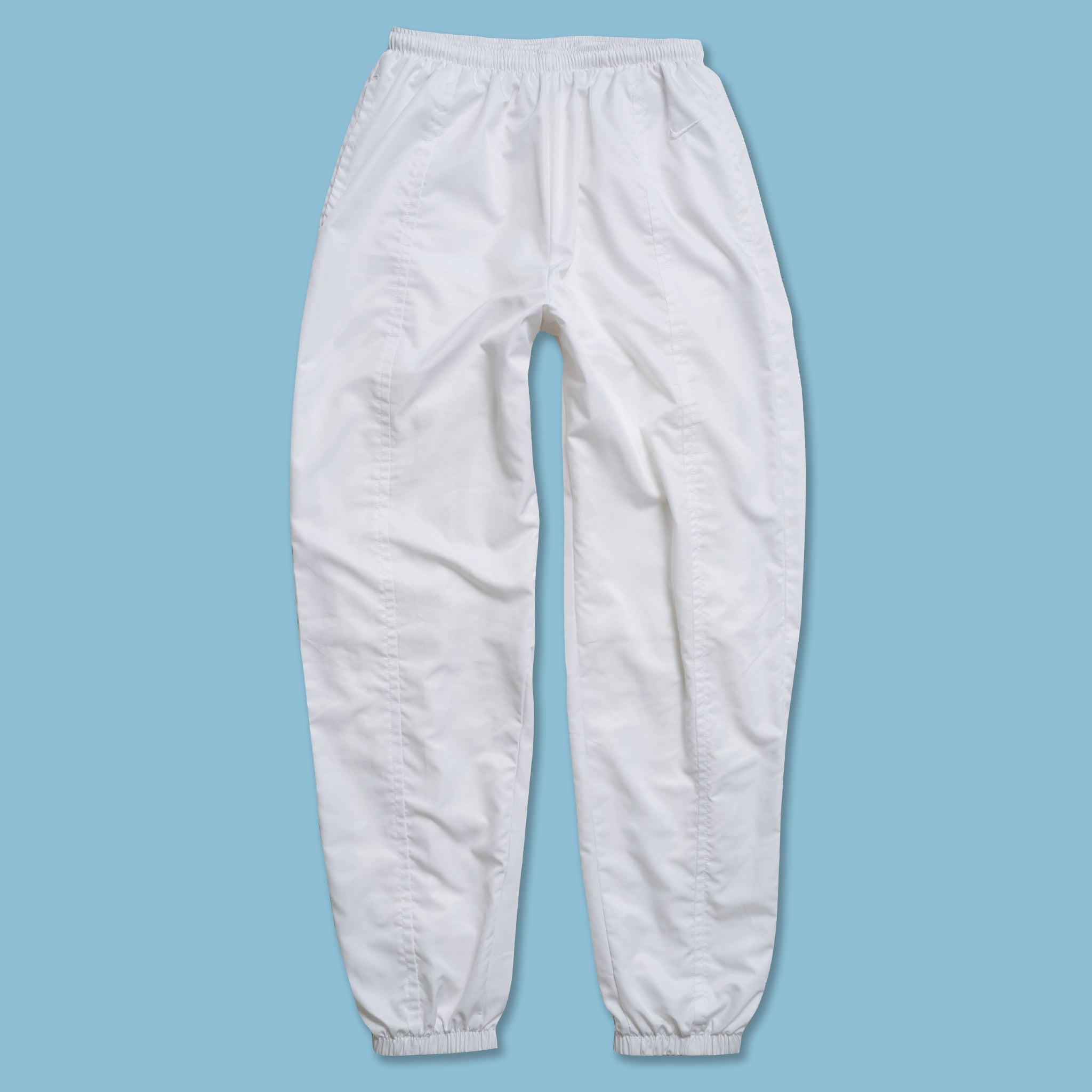 white nike trackies