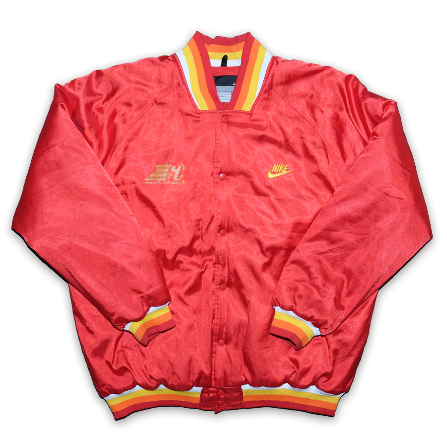 amor forma Mareo Rare Nike Supreme Court Satin Bomber Jacket XLarge / XXL | Double Double  Vintage