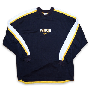 yellow nike sweatshirt vintage