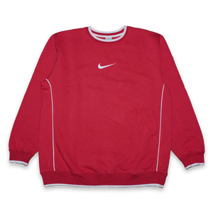 nike red vintage sweatshirt