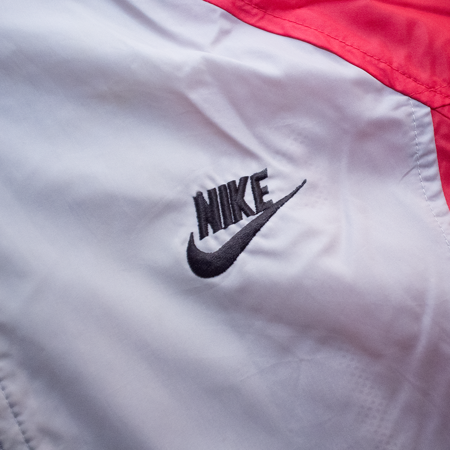 nike red running jacket