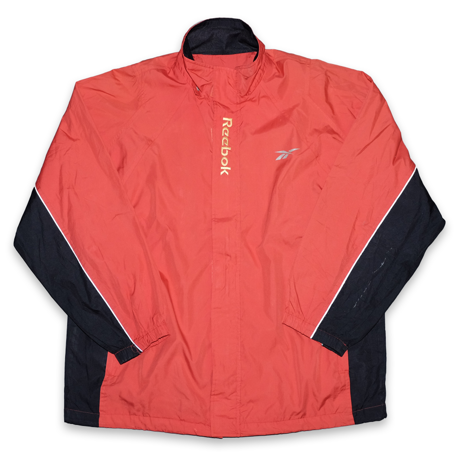 reebok jacket orange