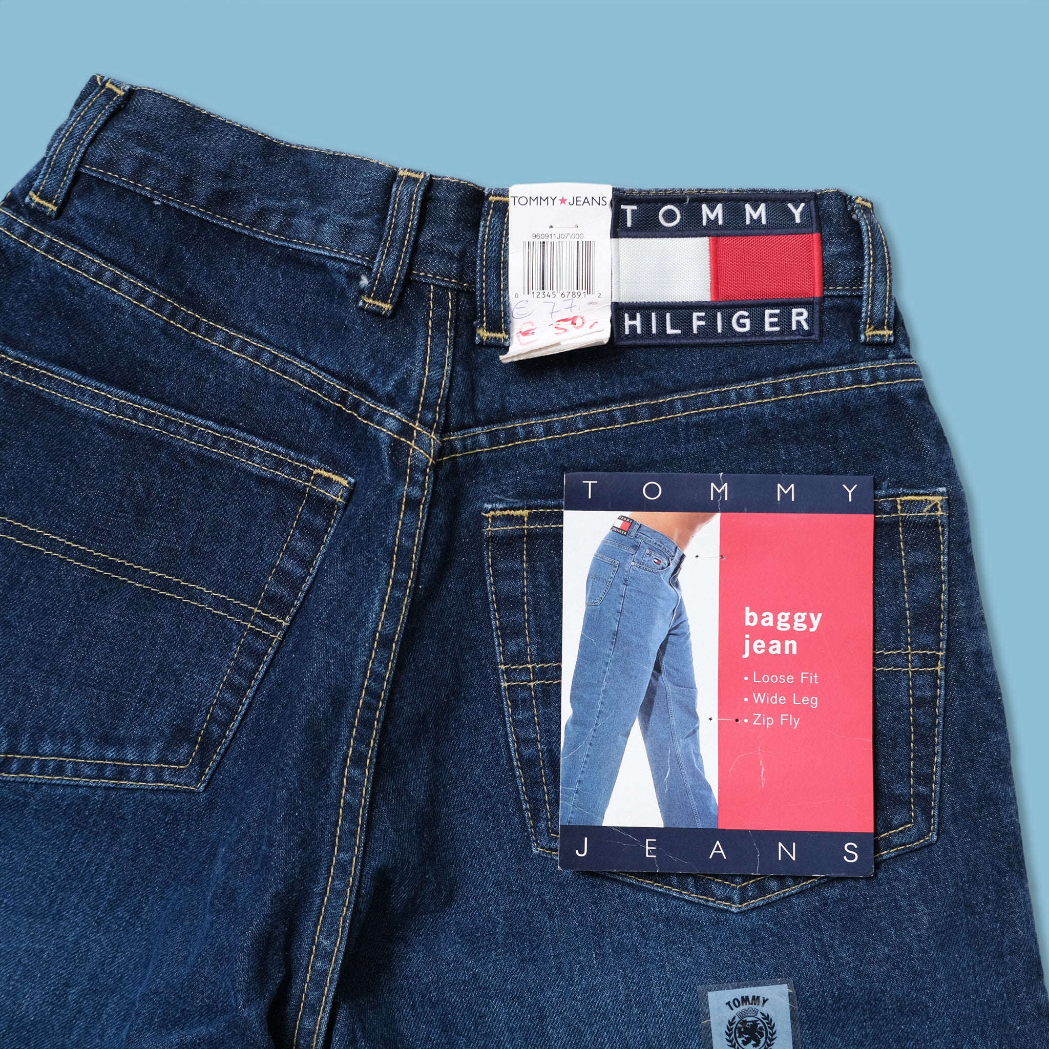 tommy hilfiger 90s baggy jeans