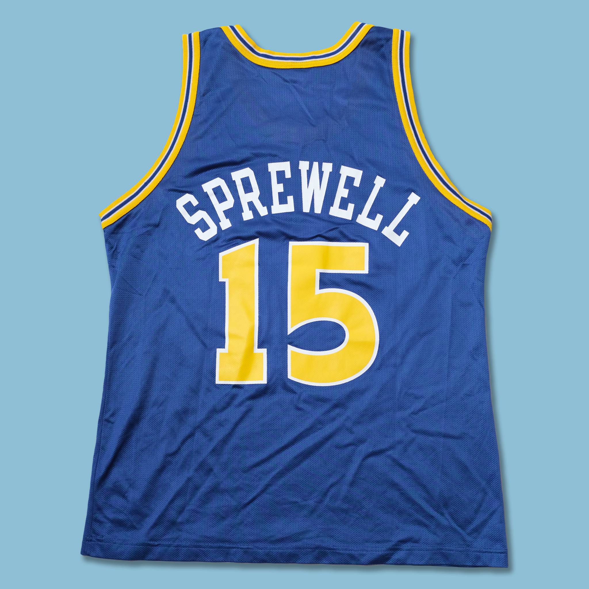 sprewell warriors jersey