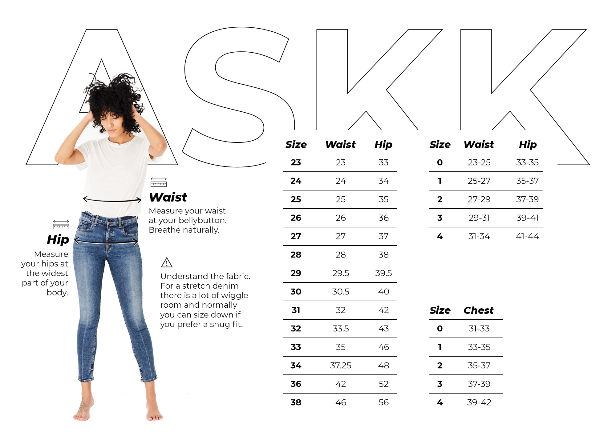 Silver Jeans Size Chart – Glik's, 50% OFF