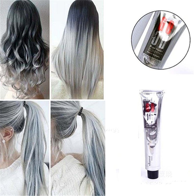 Fashion Light Gray Color Natural Permanent Super Hair Dye