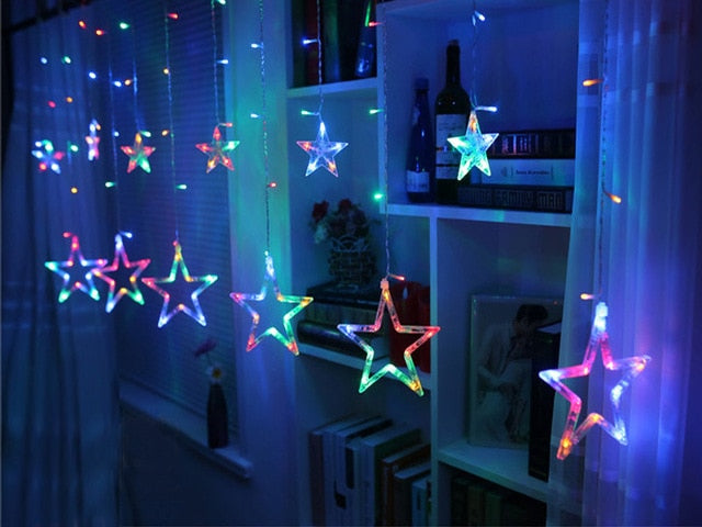 Star String Lights Christmas Light Patio Lights Lighting For Home