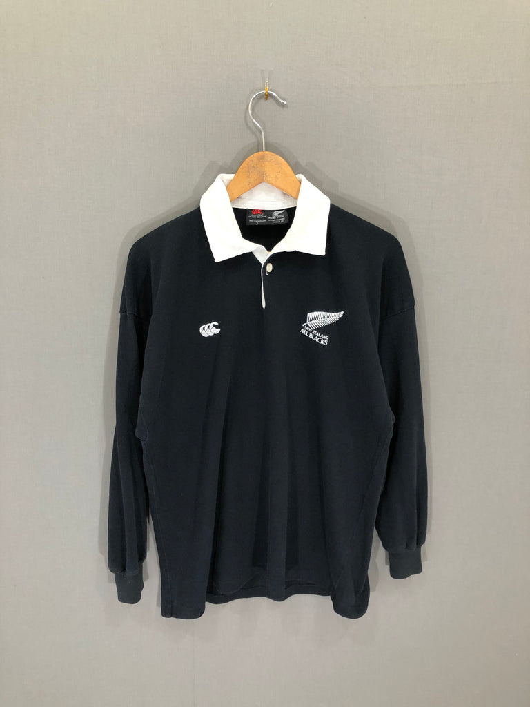 canterbury all black rugby jersey