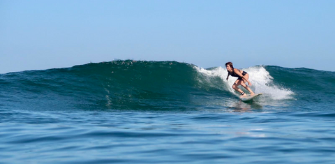 Summer surfing in the Cloud 9 One Piece Surf Suit