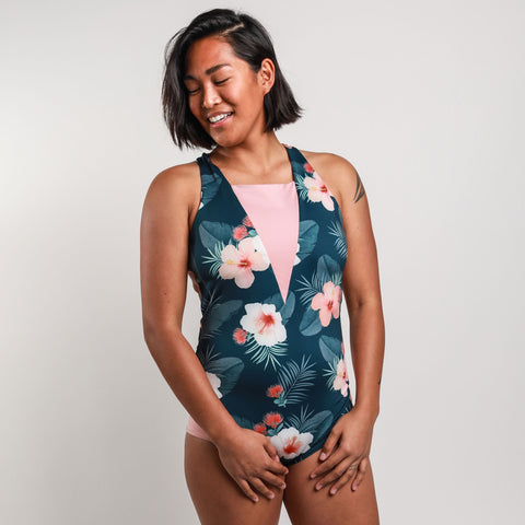 Hakuna Wear Perissa Athletic One Piece Swimsuit Front View