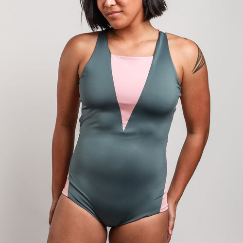 One Piece (Yulex Zip Front Swimsuit) – SLO ACTIVE