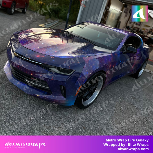 Camaro Wrapped in Metro Galaxy Vinyl