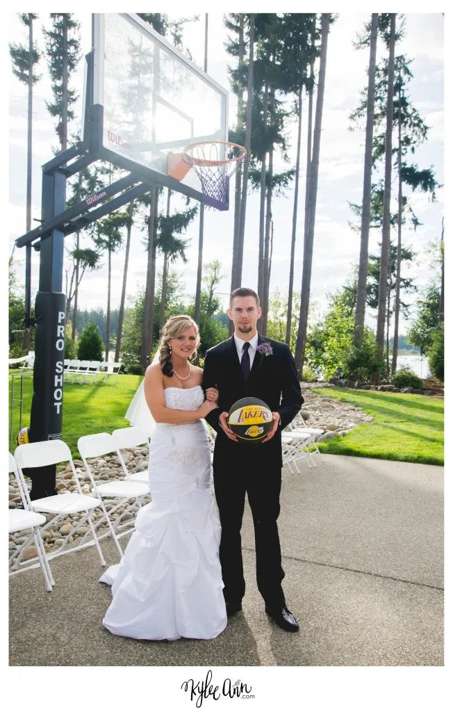 Basketball Themed Wedding by Kylee Ann Photography