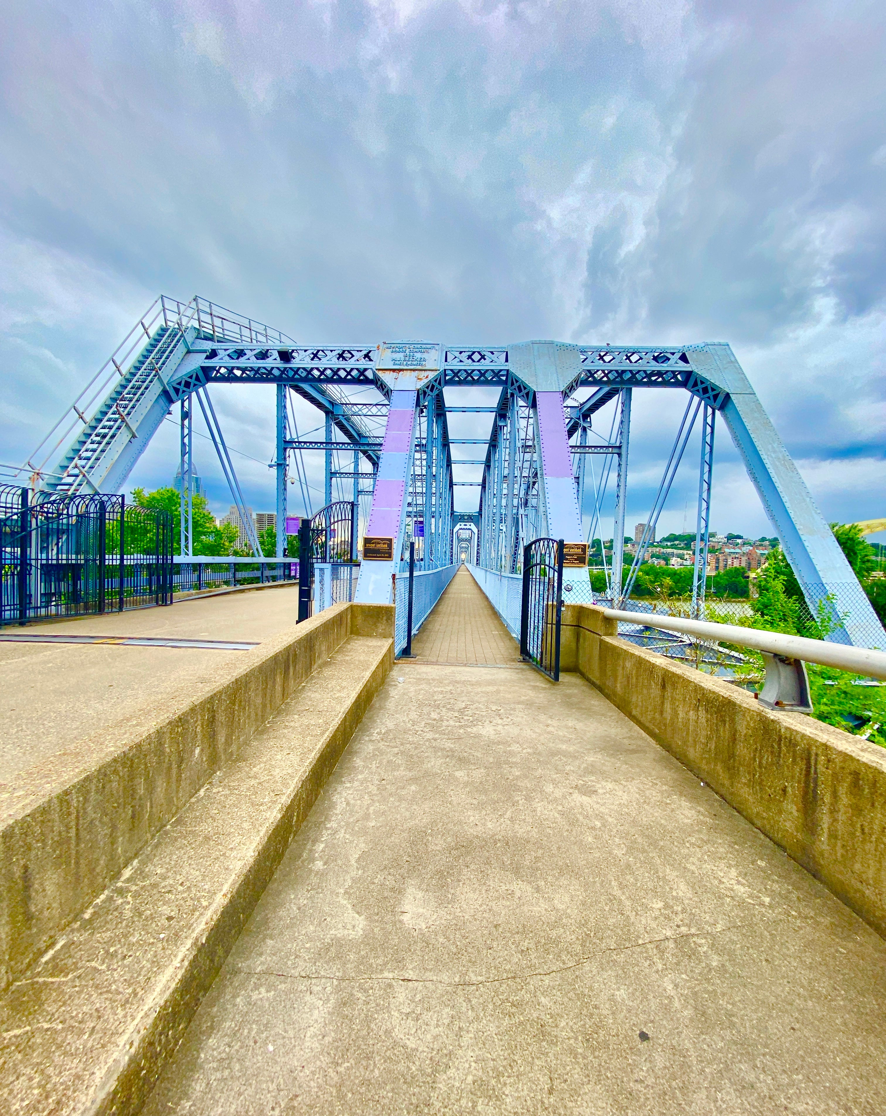 Purple People Bridge in Cincinnati Ohio