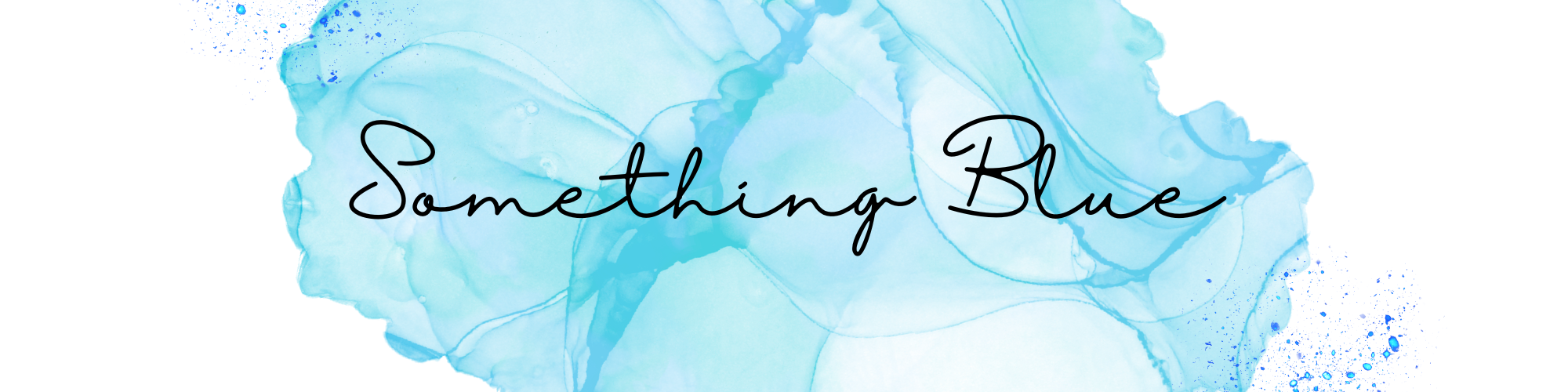 What is Something blue? | Header Image | Blue watercolor image header