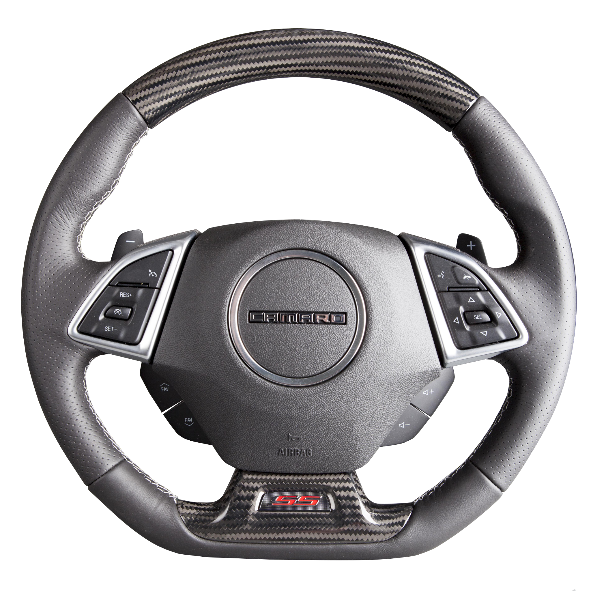 Camaro Gen 6 Carbon Fiber Steering Wheel