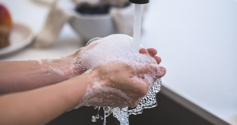 wash your hands to stay safe from germs