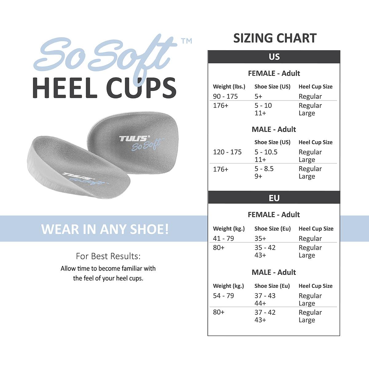 soft heel cups